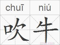 吹牛的拼音